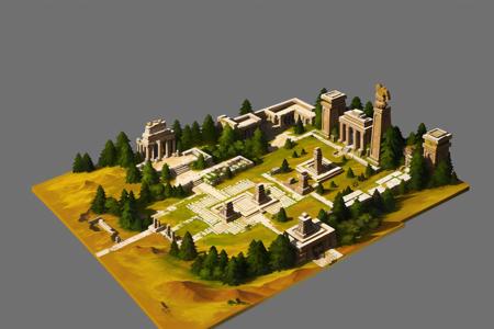 15464-762222472-Concept art, top-down view, Game scenes, miniature maps, tree, stairs, gray background, landscape, statue, simple background, pi.png